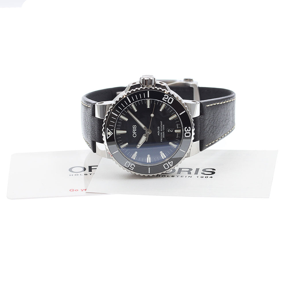 ORIS Aquis 01 733 7730 4134 Date black Dial Automatic Men's Watch_889328