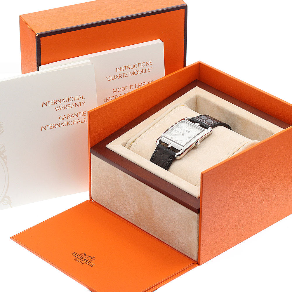HERMES Cape Cod CC2.710 Silver Dial Quartz Men's Watch_889351