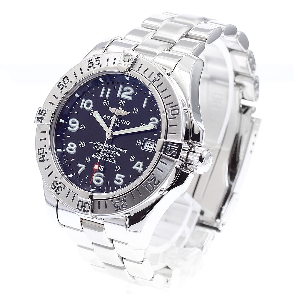 BREITLING Super Ocean A17360 Date black Dial Automatic Men's Watch_889384