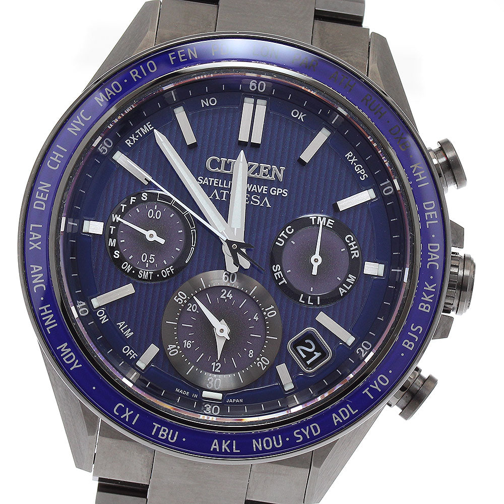 CITIZEN Attesa ACT Line CC4059-64L/F950-0029S09 Solar Powered Radio Men's_889403