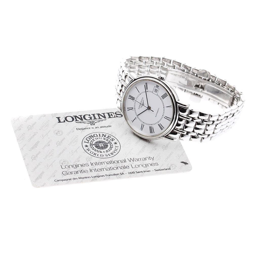 LONGINES Plaisance L4.821.4 Date White Dial Automatic Men's Watch_889406
