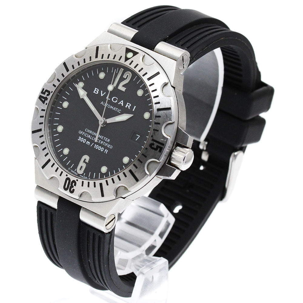 BVLGARI Diagono Scuba SD40S Date black Dial Automatic Men's Watch_889415