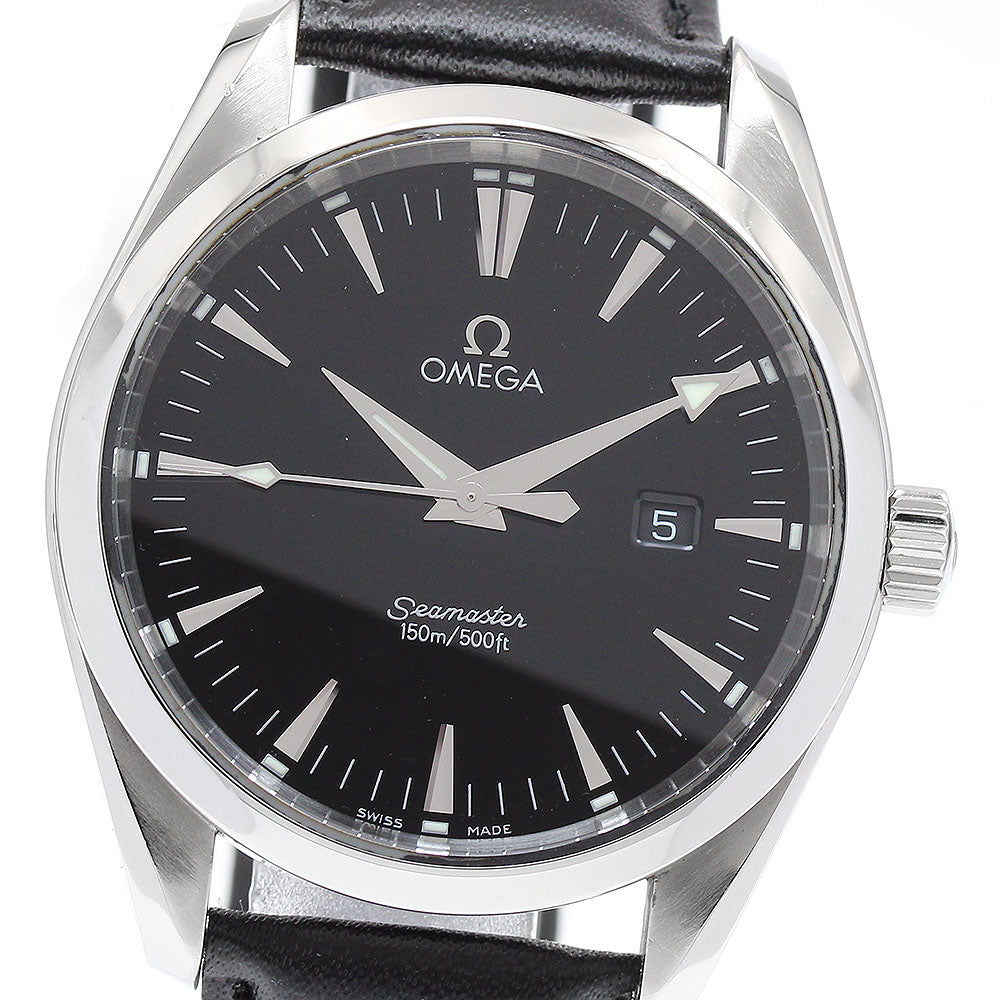 OMEGA Seamaster Aqua Terra 2517.50 Date Black Dial Quartz Men's Watch_889426