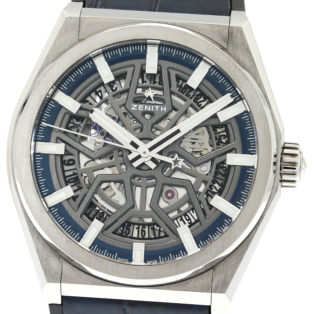 ZENITH Defy 95.9000.670/78.R582 Date skeleton Dial Automatic Men's Watch_889446