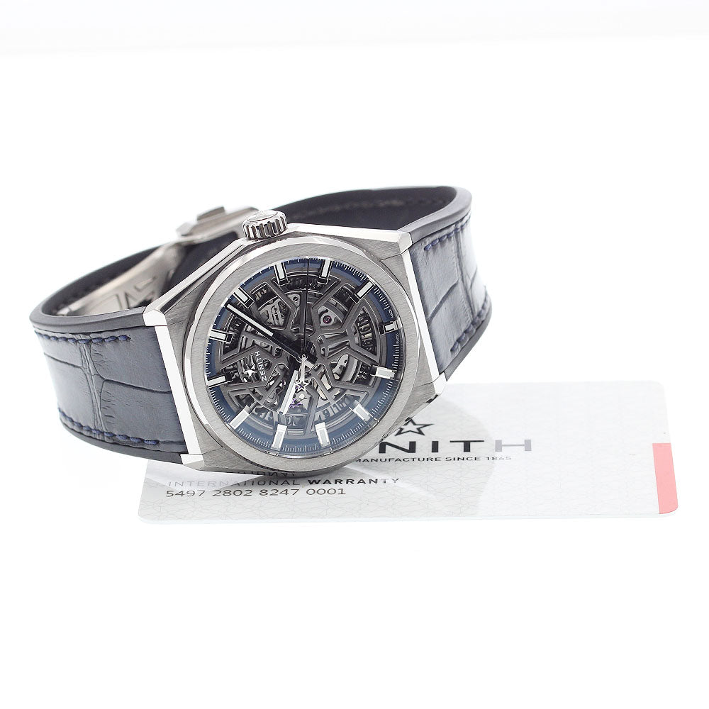 ZENITH Defy 95.9000.670/78.R582 Date skeleton Dial Automatic Men's Watch_889446