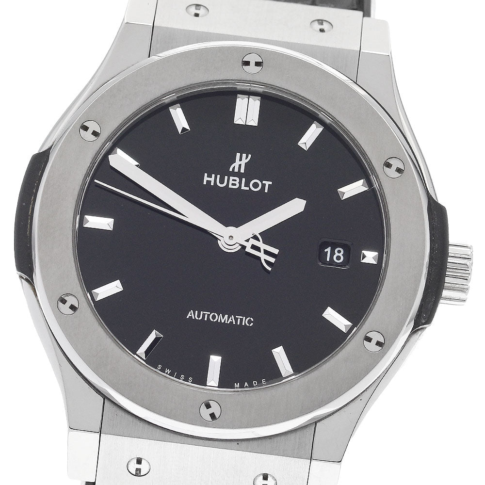 HUBLOT Classic Fusion Black Shiny 542.NX.1270.LR Date black Dial Automatic Men's Watch_889447