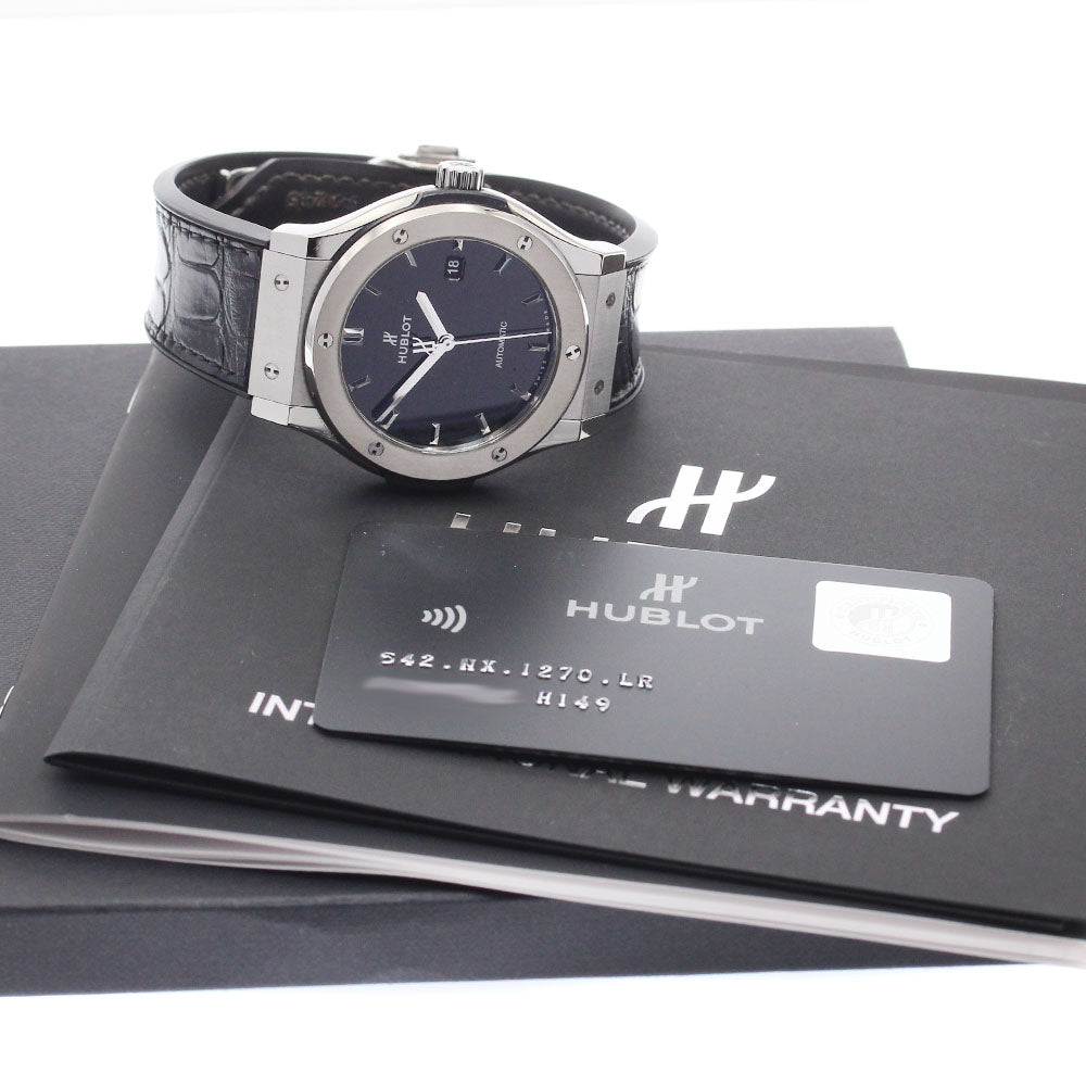 HUBLOT Classic Fusion Black Shiny 542.NX.1270.LR Date black Dial Automatic Men's Watch_889447
