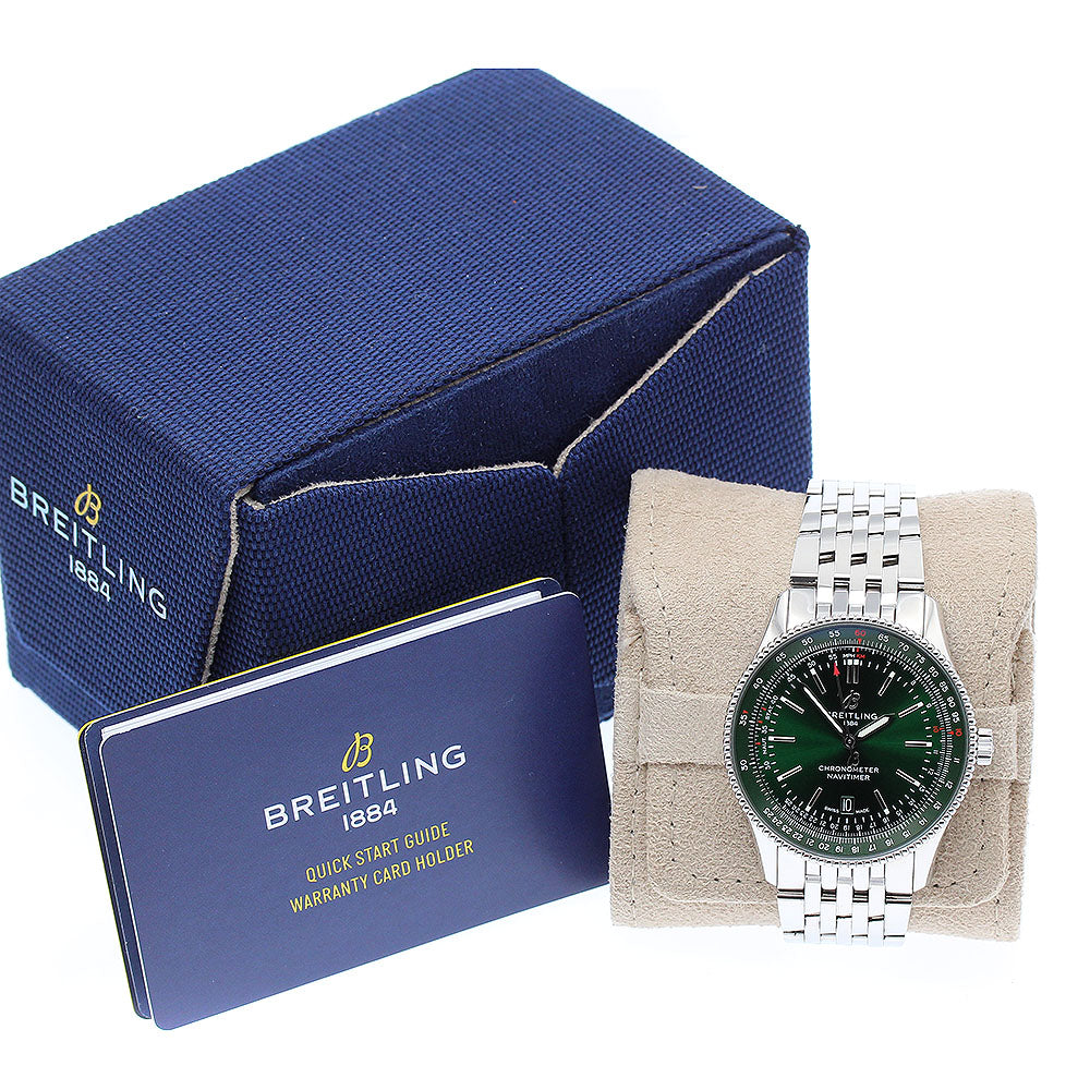 BREITLING Navitimer41 A17326 green Dial Automatic Men's Watch_889450