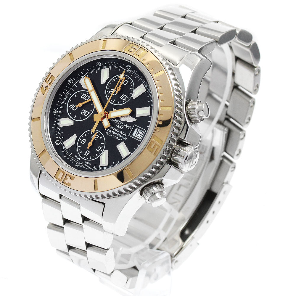 BREITLING Super Ocean C13341 Chronograph black Dial Automatic Men's Watch_889509