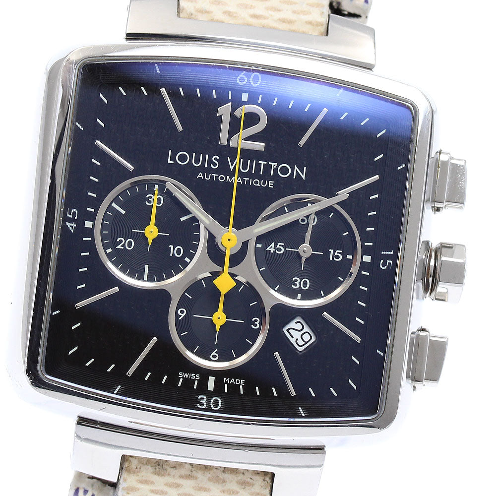 LOUIS VUITTON Speedy Q212G Chronograph black Dial Automatic Men's Watch_889516