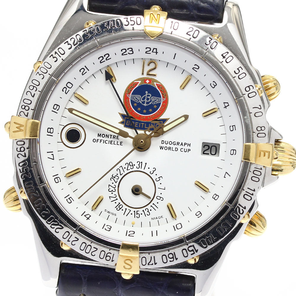BREITLING Duograph limited to 1000 pieces B15508 white Dial Automatic Men's Watch_889537