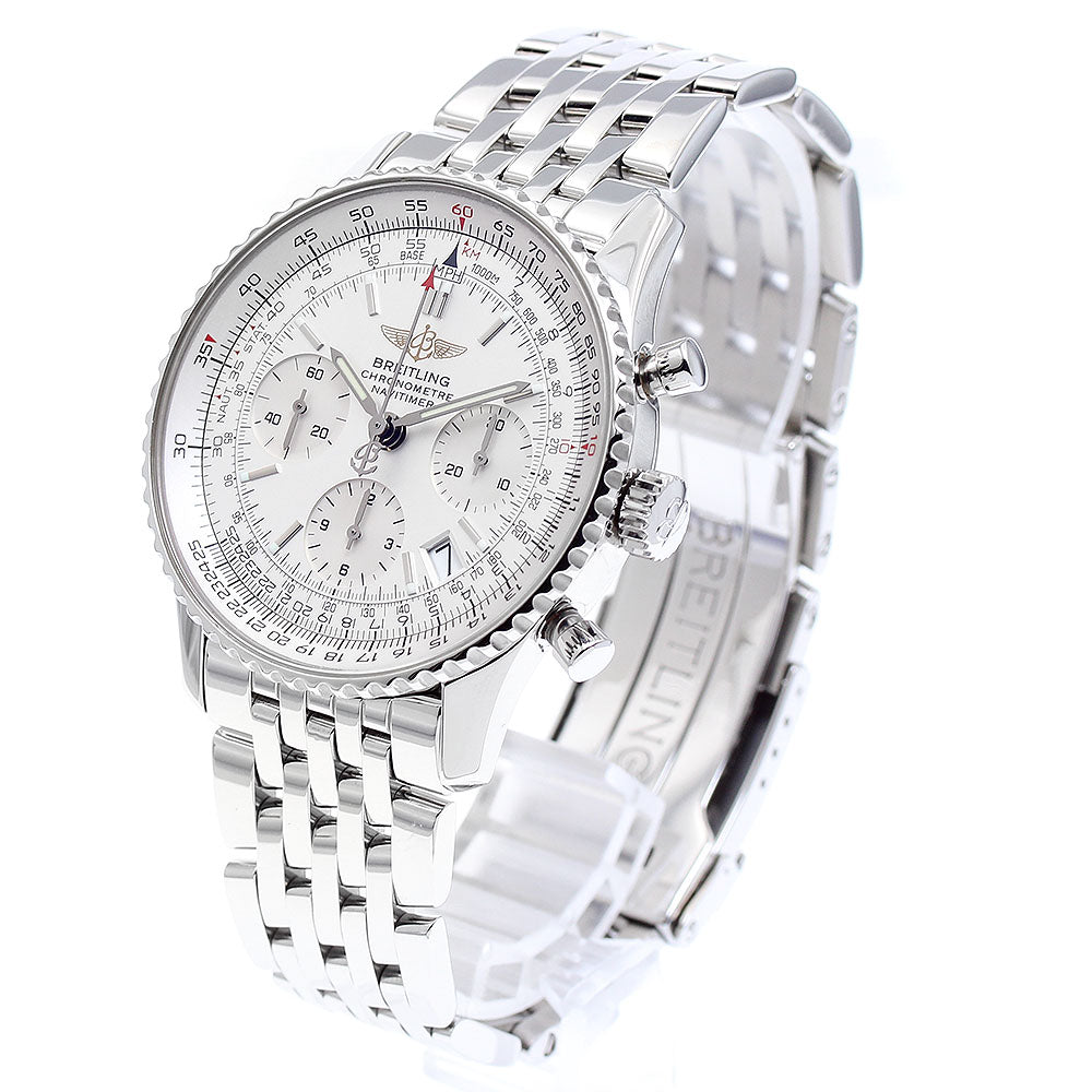 BREITLING Navitimer A23322 Chronograph Silver Dial Automatic Men's Watch_889552
