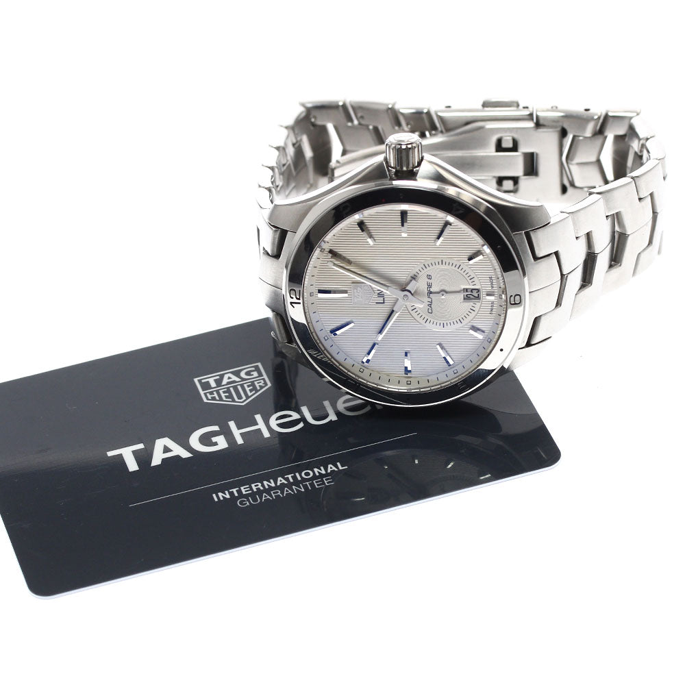 TAG HEUER Link WAT2111 Caliber 6 Small Seconds Silver Dial Automatic Men's Watch_889568