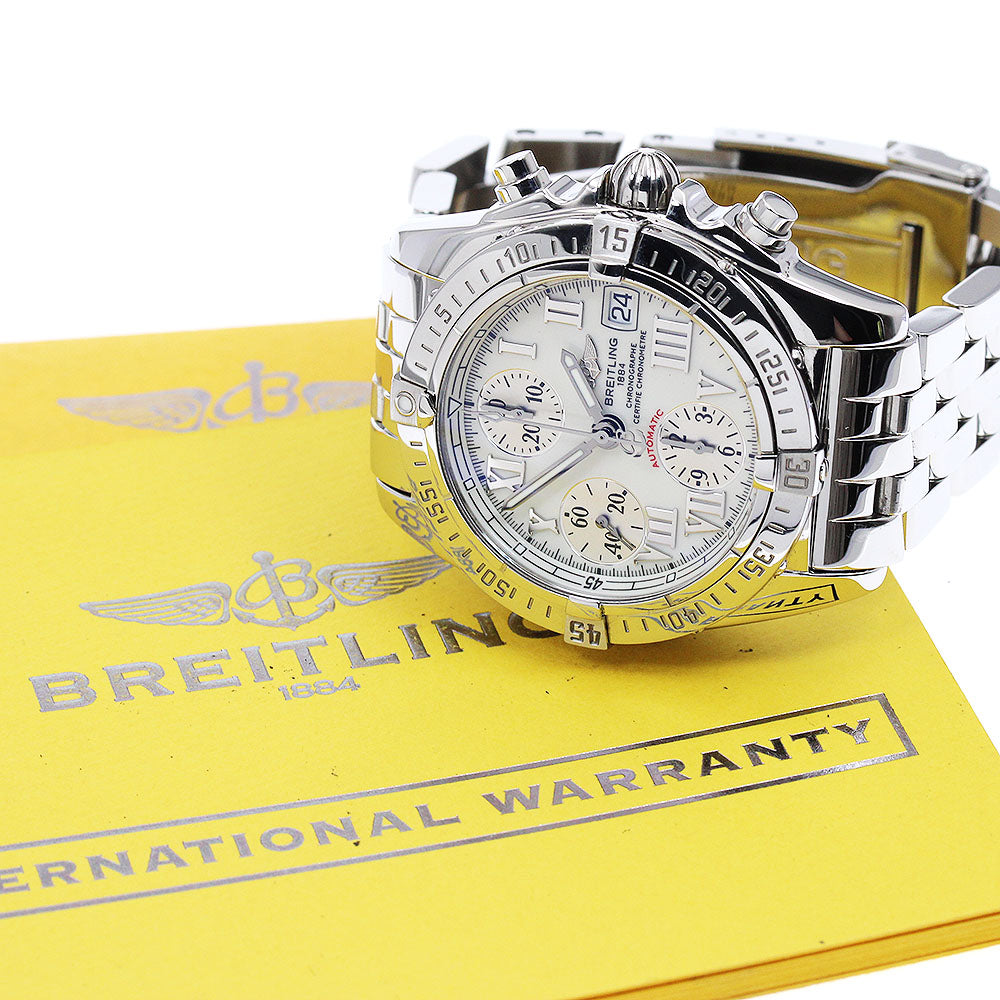 BREITLING Chrono cockpit A13358 Date white Dial Automatic Men's Watch_889576