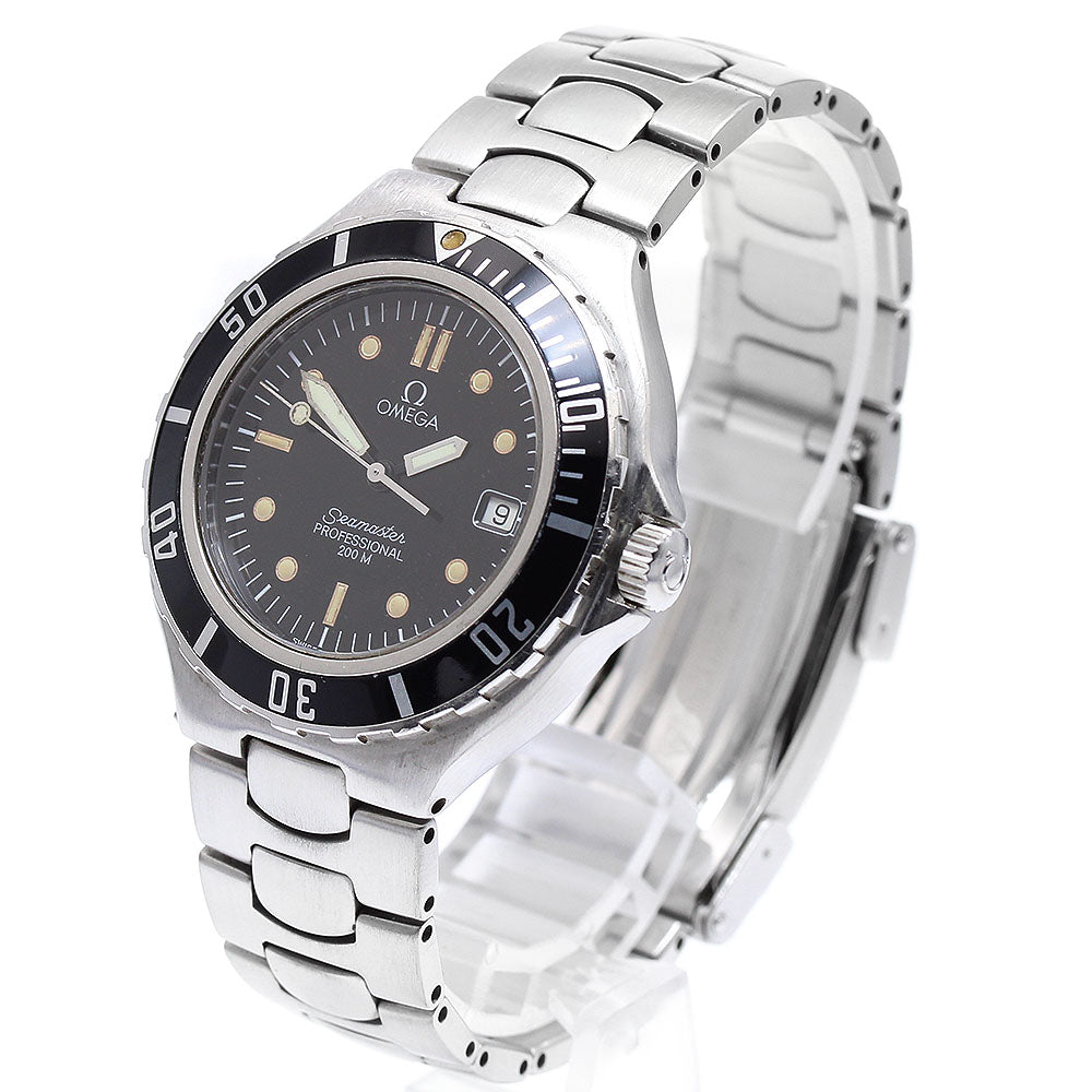 OMEGA Seamaster200 Date black Dial Quartz Men's Watch_889605
