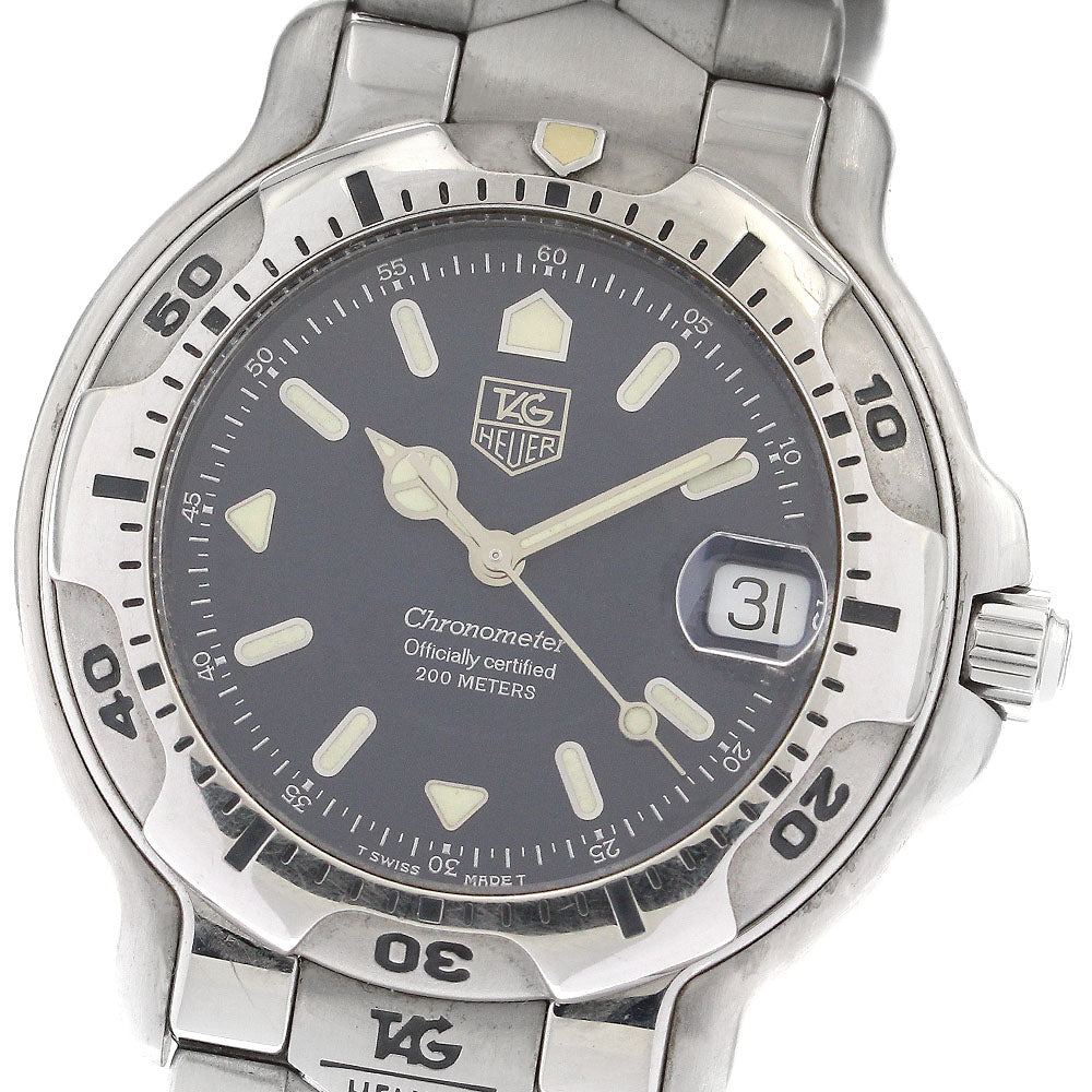 TAG HEUER 6000 series WH5113 Date Navy Dial Automatic Men's Watch_889608