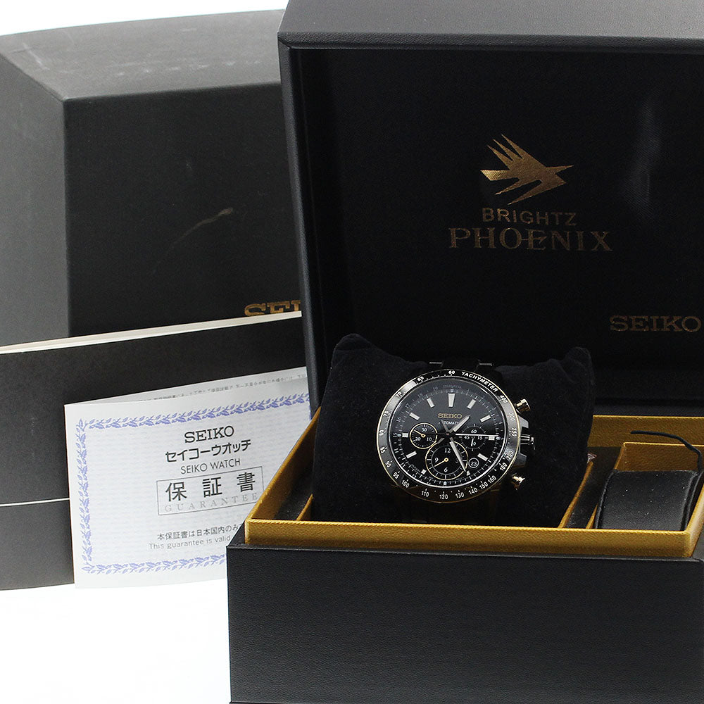 SEIKO Brights Phoenix Mechanical SAGK015/8R28-00J0 500 limited black Dial Automatic Men's Watch_889610