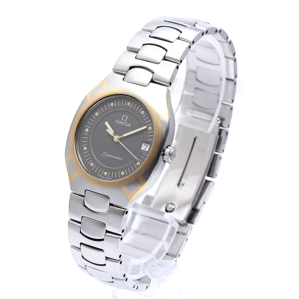OMEGA Seamaster Polaris Date gray Dial Quartz Men's Watch_889620