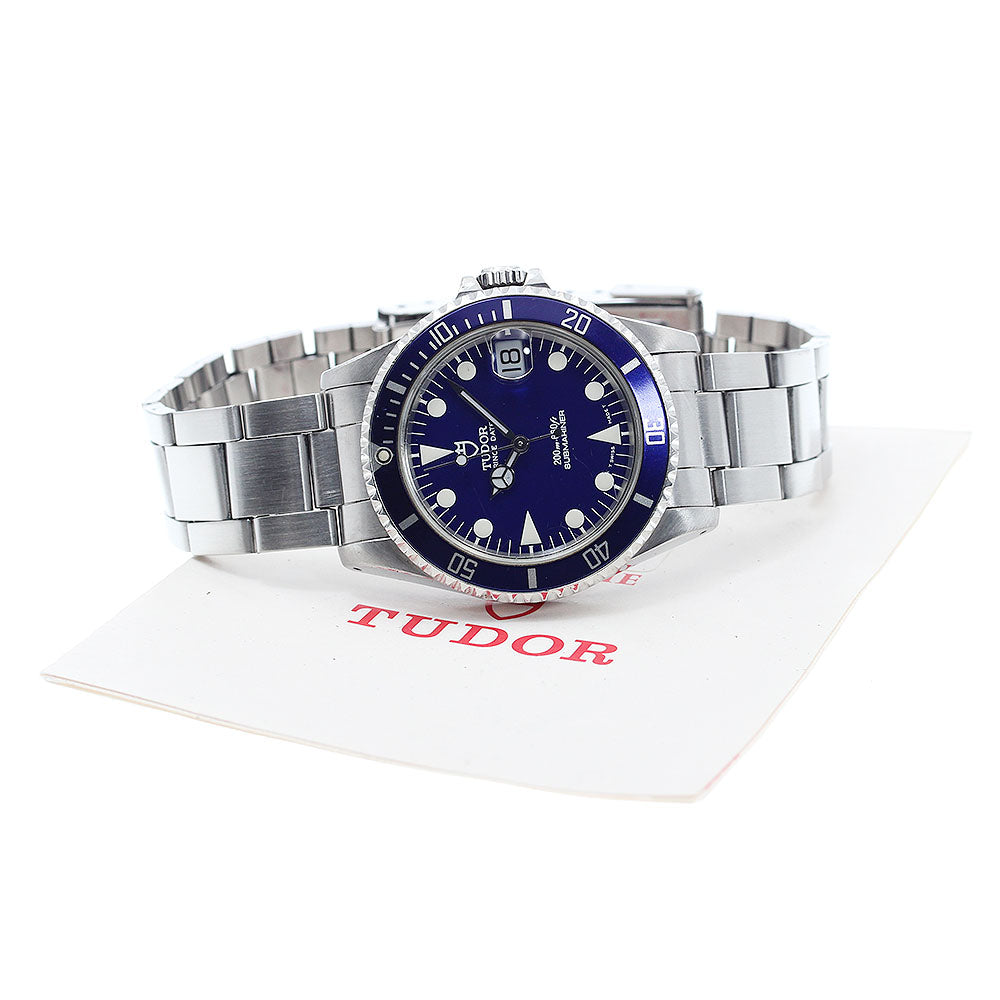 TUDOR Prince Date Submariner 75190 Date blue Dial Automatic Men's Watch_889624