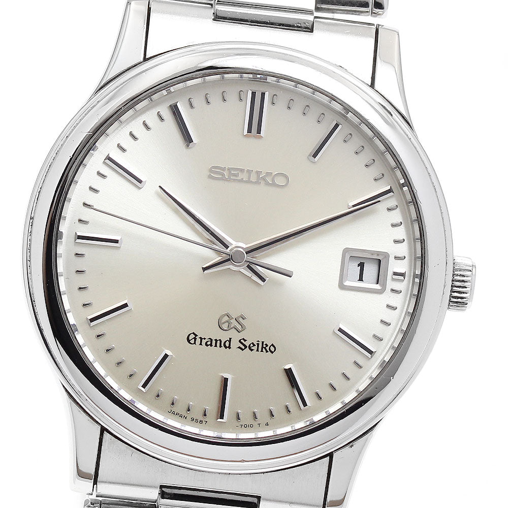 SEIKO Grand Seiko 9587-7010/SBGS007 Date Silver Dial Quartz Men's Watch_889642