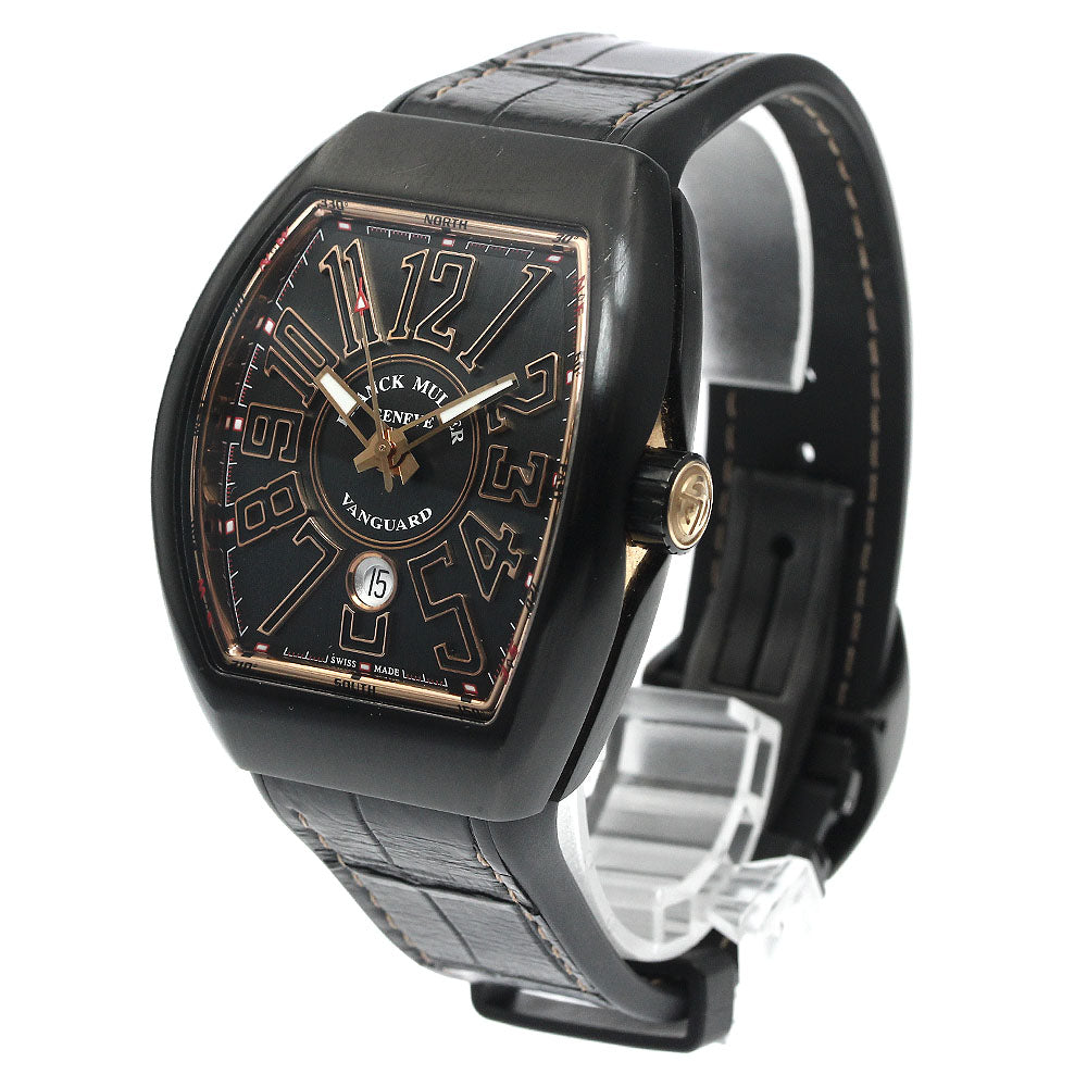 FRANCK MULLER Vanguard V45SCDTJ TTNRBR5N Date black Dial Automatic Men's Watch_889649