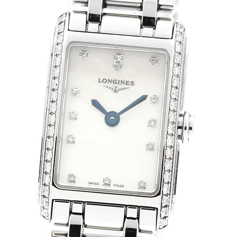 LONGINES Dolce Vita L5.258.0 Side diamond White shell Dial Automatic Ladies Watch_889660