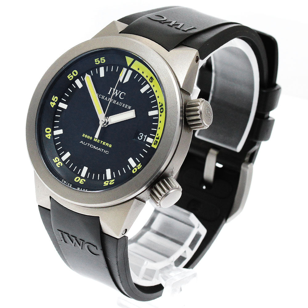 IWC SCHAFFHAUSEN Aquatimer Automatic 2000 IW353804 Date black Dial Automatic Men's Watch_889665