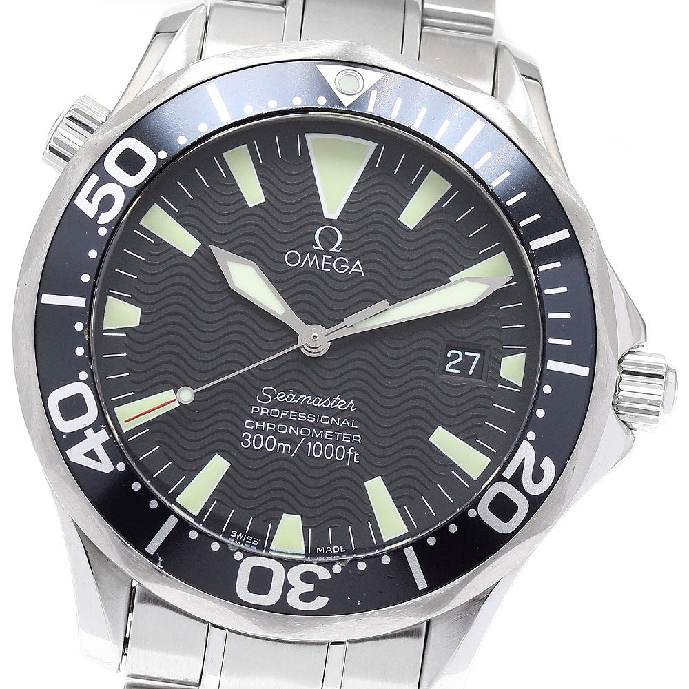 OMEGA Seamaster300 2254.50 Date black Dial Automatic Men's Watch_889675