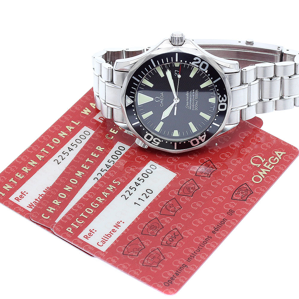 OMEGA Seamaster300 2254.50 Date black Dial Automatic Men's Watch_889675
