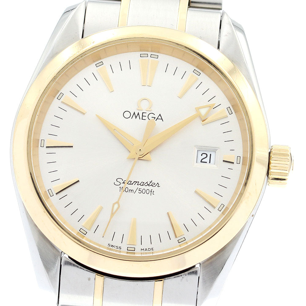 OMEGA Seamaster Aqua Terra 2318.30 Date Silver Dial Quartz Boy's Watch_889694