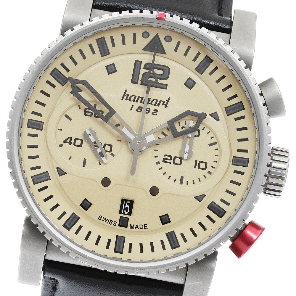 hanhart Plymouth Desert Pilot 740 Chronograph Automatic Men's Watch_889696