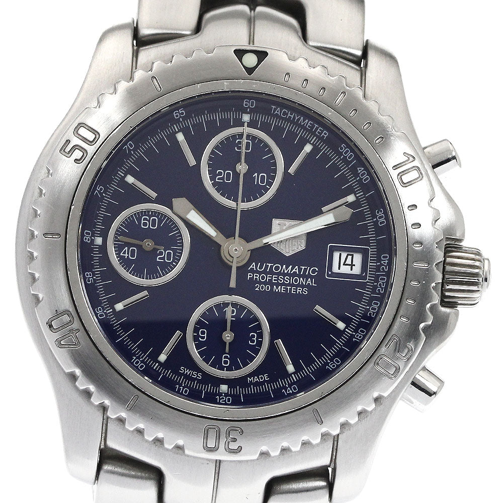 TAG HEUER Link CT2110 Chronograph Date Navy Dial Automatic Men's Watch_889698