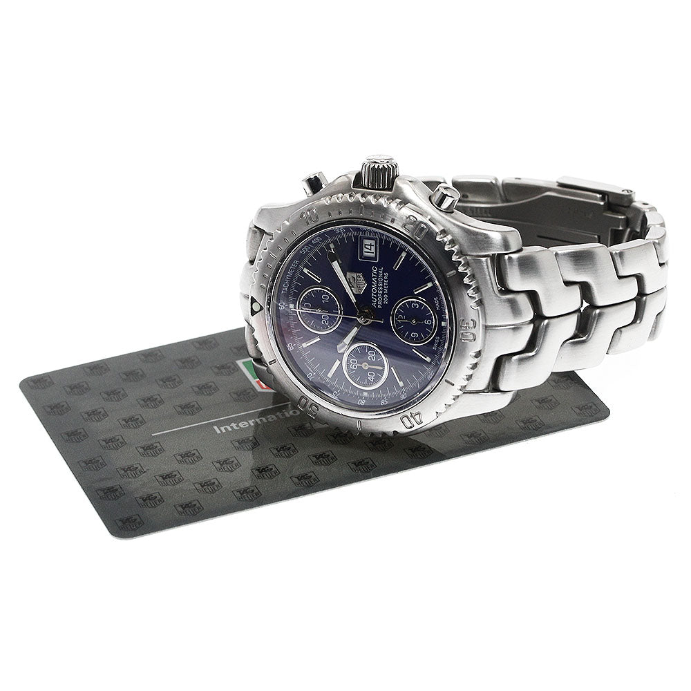 TAG HEUER Link CT2110 Chronograph Date Navy Dial Automatic Men's Watch_889698