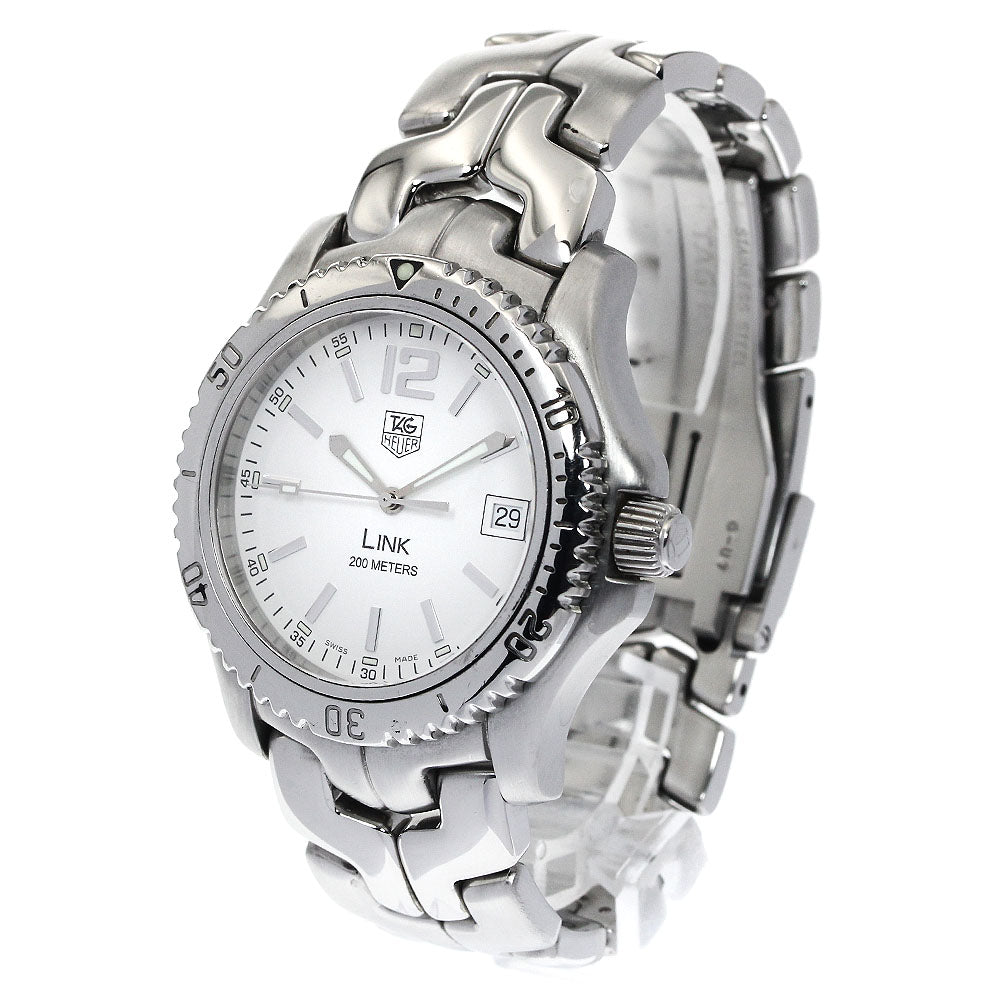 TAG HEUER Link WT1114-0 Date white Dial Quartz Men's Watch_889701