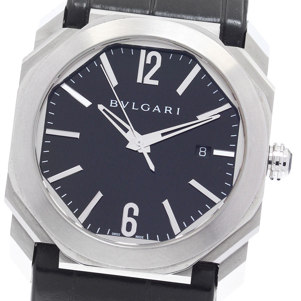 BVLGARI Octo BGO41S Date Black Dial Automatic Men's Watch_889702