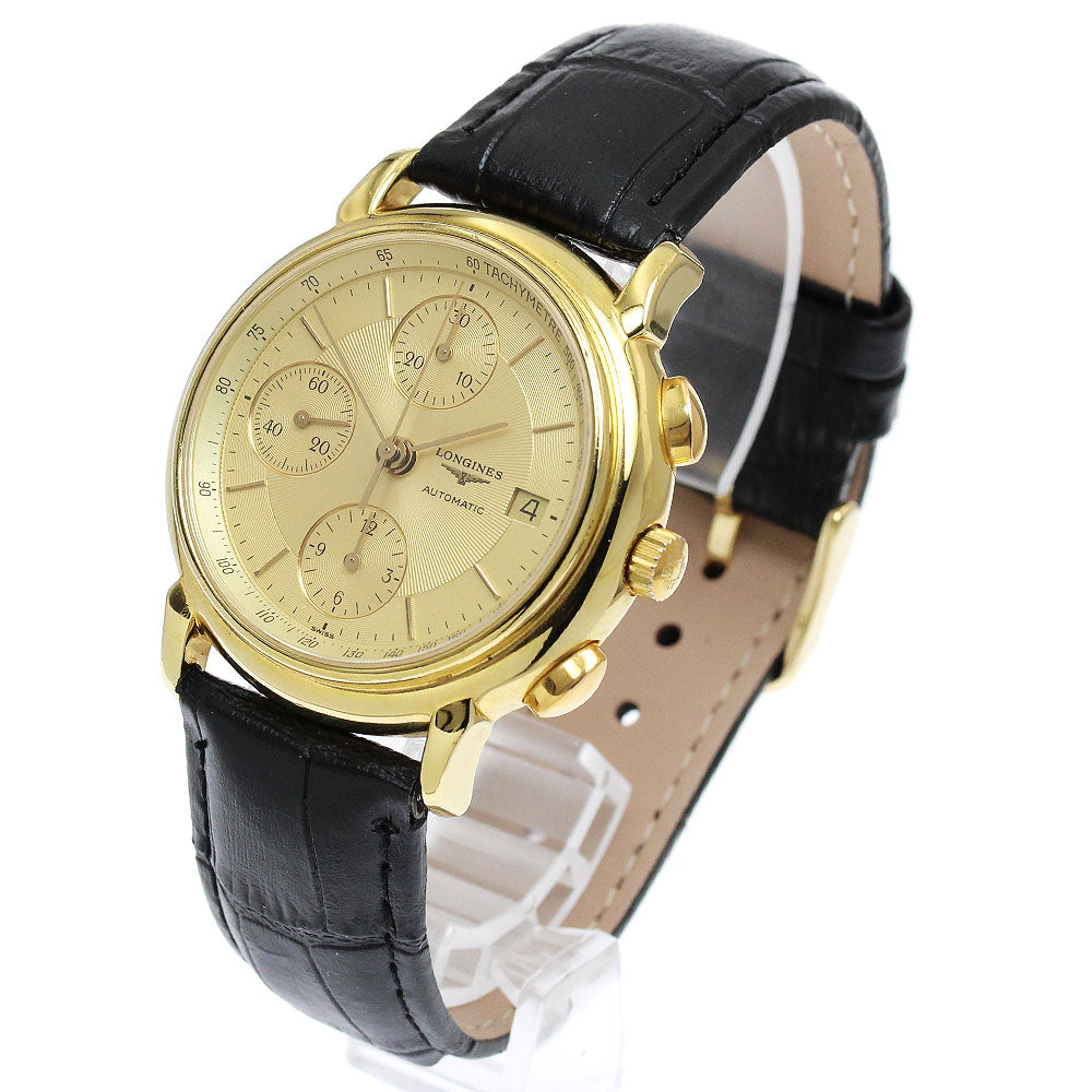 LONGINES Les Grand Classics L4.686.2 Chronograph Date gold Dial Automatic Men's Watch_889704