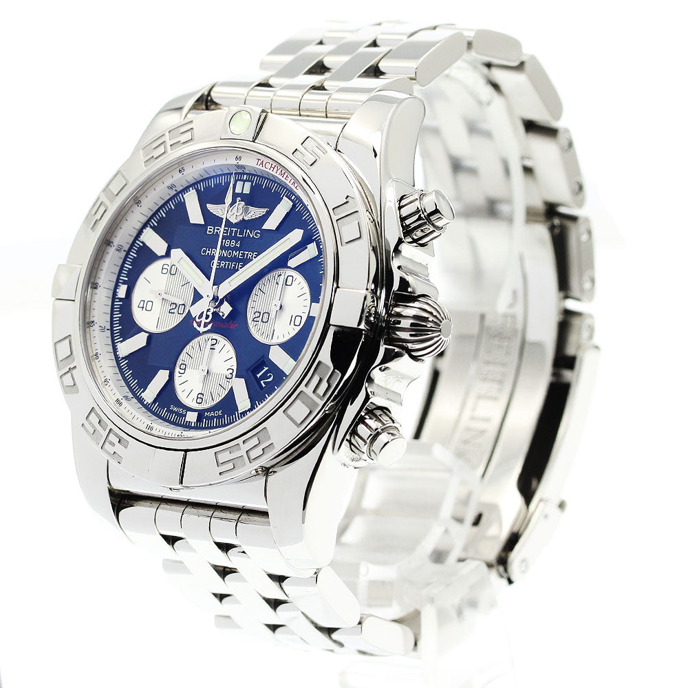 BREITLING Chronomat 44 AB0110 Date black Dial Automatic Men's Watch_889712