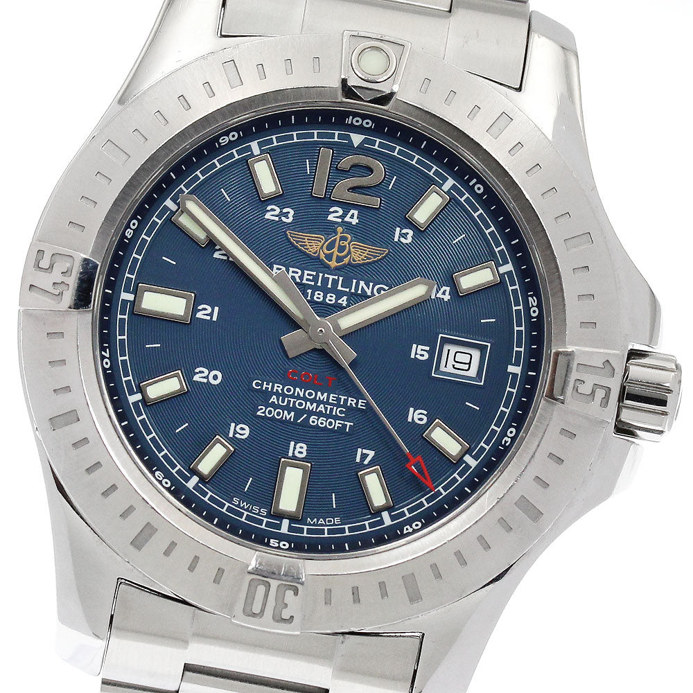 BREITLING Colt A17388 Date Navy Dial Automatic Men's Watch_889723