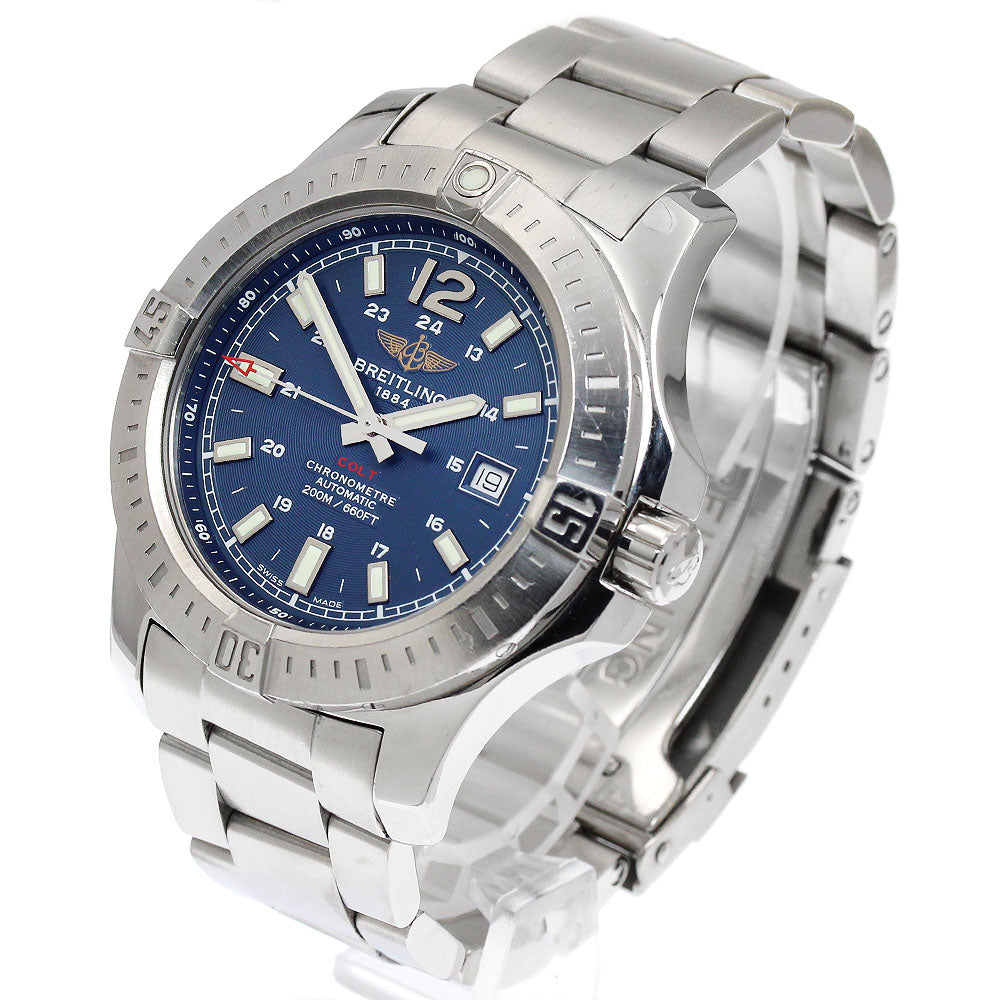 BREITLING Colt A17388 Date Navy Dial Automatic Men's Watch_889723