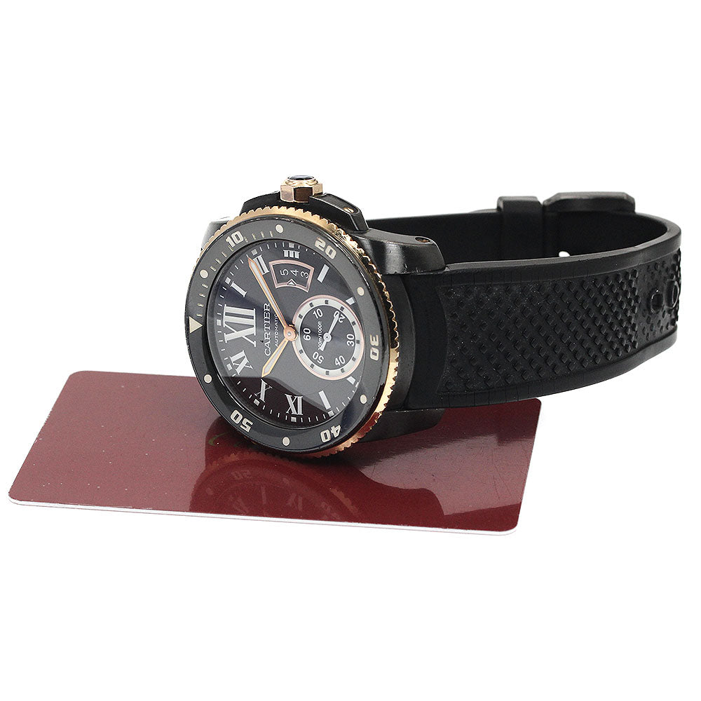 CARTIER Calibur-de-Cartier diver W2CA0004 black Dial Automatic Men's_889724
