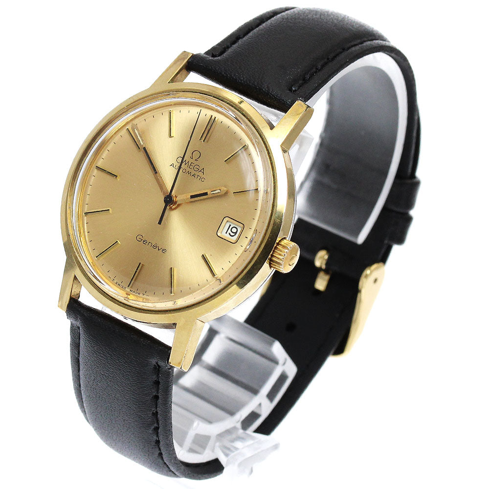 OMEGA Geneve 166.0163 Cal.1012 Date gold Dial Automatic Men's Watch_889735