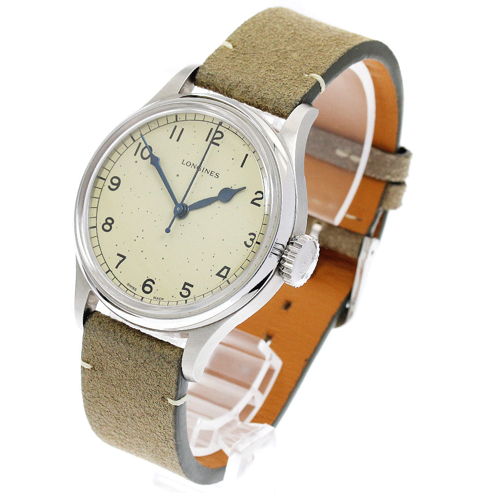 LONGINES Heritage Military L2.819.4 beige Dial Automatic Men's Watch_889736