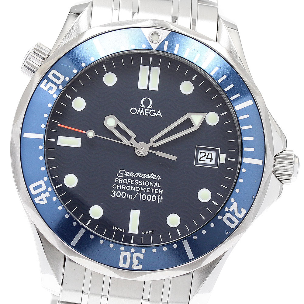 OMEGA Seamaster300 2531.80 Date Navy Dial Automatic Men's Watch_889738