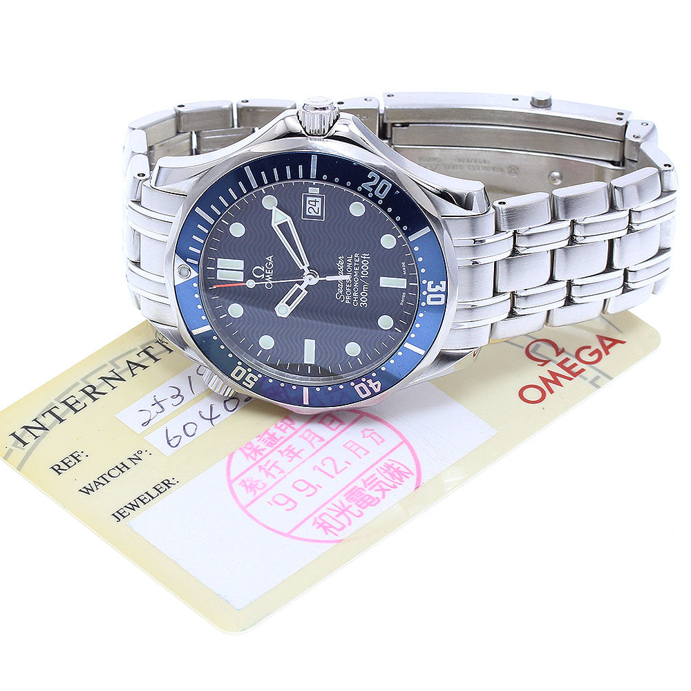 OMEGA Seamaster300 2531.80 Date Navy Dial Automatic Men's Watch_889738