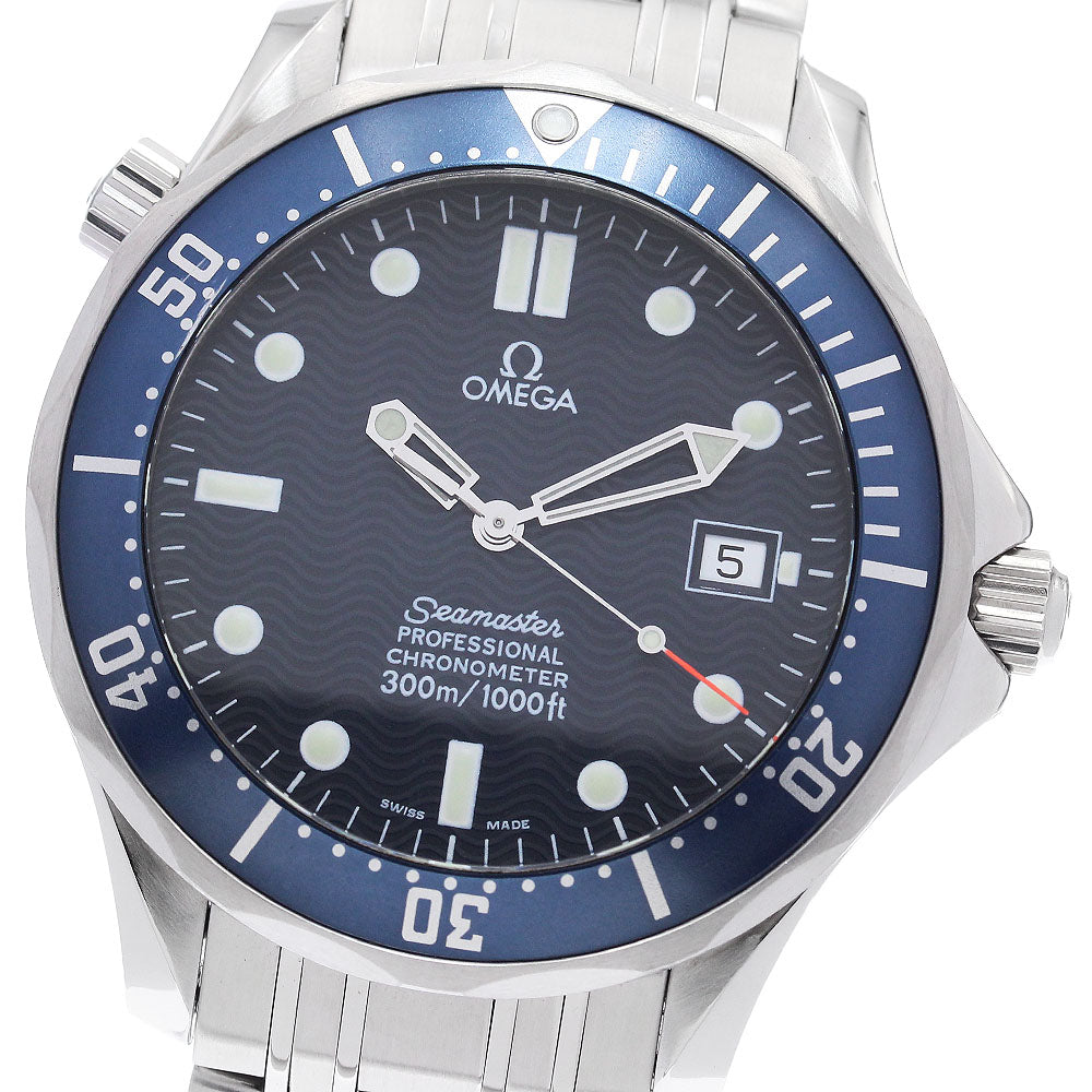 OMEGA Seamaster300 2531.80 Date Navy Dial Automatic Men's Watch_889746