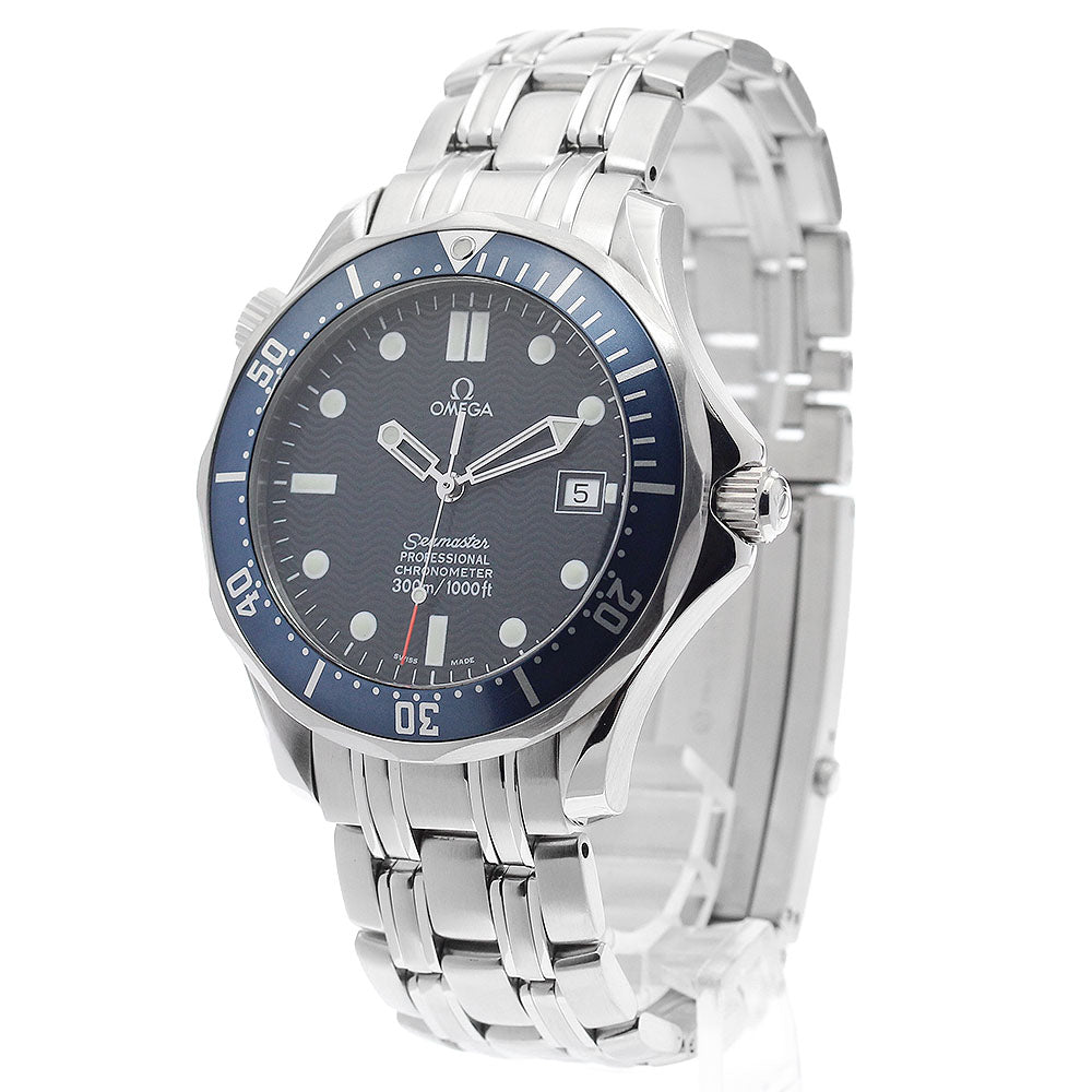 OMEGA Seamaster300 2531.80 Date Navy Dial Automatic Men's Watch_889746