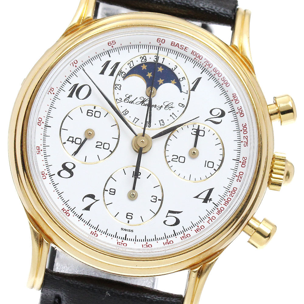 Heuer Edward Heuer 125th Anniversary chronograph Hand Winding Men's Watch_889748