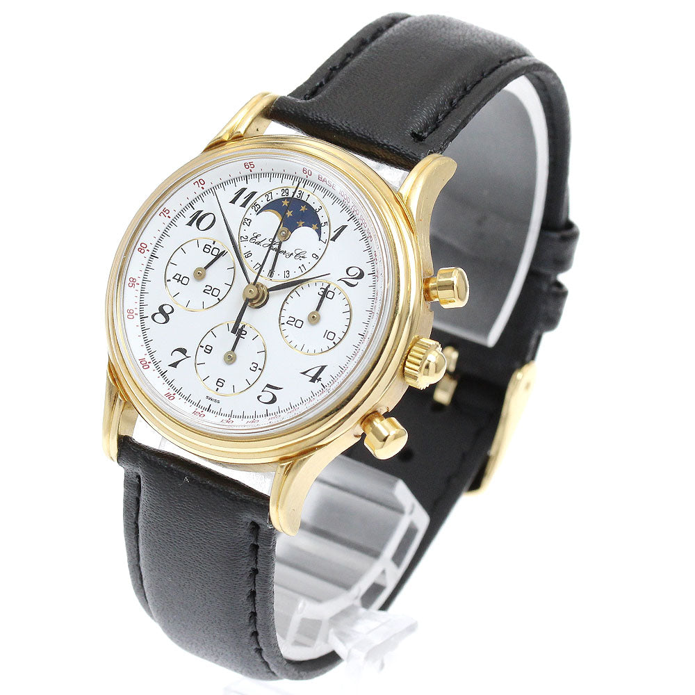 Heuer Edward Heuer 125th Anniversary chronograph Hand Winding Men's Watch_889748