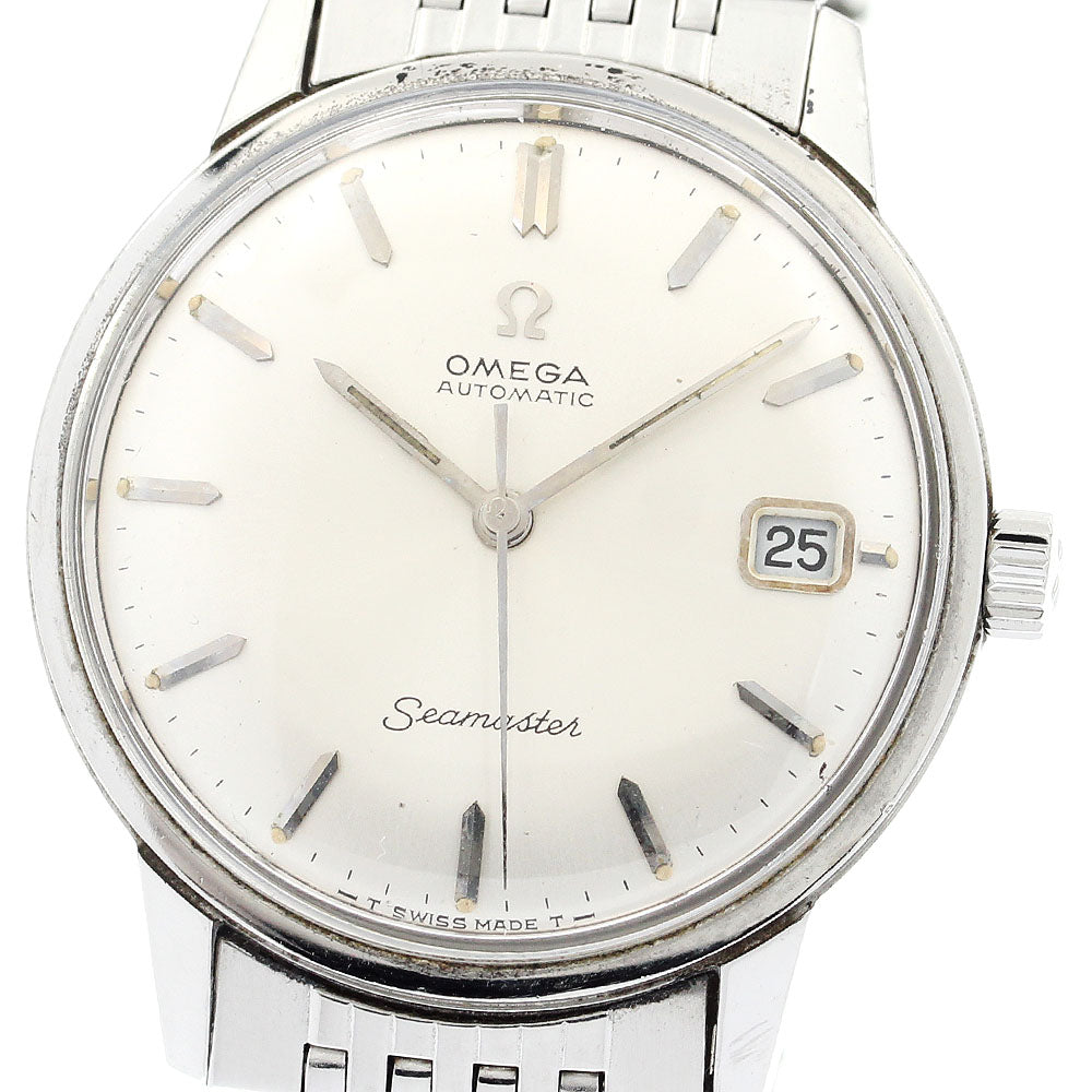 OMEGA Seamaster 166.002 Date Cal.565 Silver Dial Automatic Men's Watch_889749