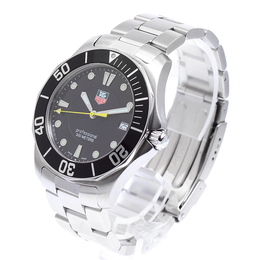 TAG HEUER Aqua racer WAB1110 Date black Dial Quartz Men's Watch_889779